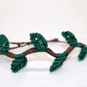5. Macrame bracelet by Hemlock Hut, Katie McCoy item
