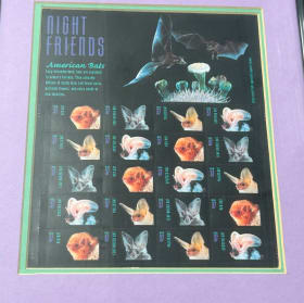 Stamps and Photo Autographed by Merlin Tuttle item