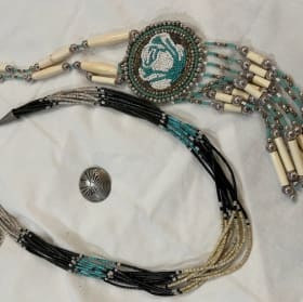 Native Neck Wear Collection w/Silver Pin item