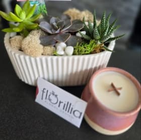 Florillia Planter and Candle item