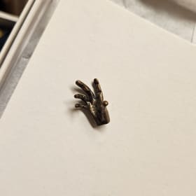 Decorated Hand Tie + Pin #1 item