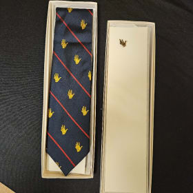 Decorated Hand Tie + Pin #2 item