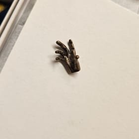 Decorated Hand Tie + Pin #2 item