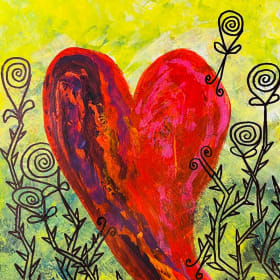 Prints - Heart Series 7 designs (5-7) item