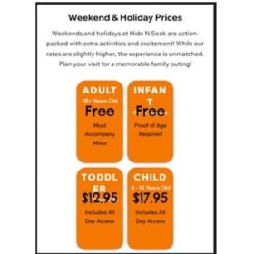 Hide n Seek Indoor Playground (Edmonton) - 10 passes item