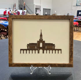 #127 Fern & Fable Laser Cut Bountiful Utah Temple item