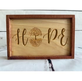 Handmade Wood SIgn (HOPE) item