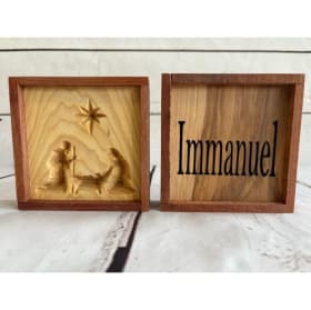 Christmas Handmade Mini Wood Signs item