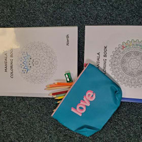 Mandala coloring packages item