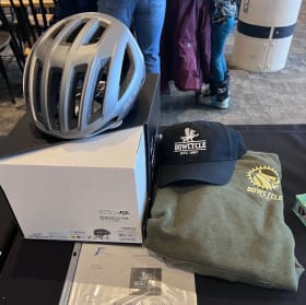 Item #25: Road Bike Helmet, Hoodie & Hat item