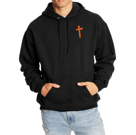 Hoodie:  Orange Cross item