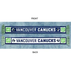 Signed Puck by Brock Boesser and Canucks Scarf item