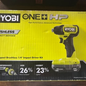 Ryobi Compact Brushless Driver Kit item