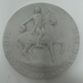 Porcelain Medallion - 200th Anniversay of George Washington item