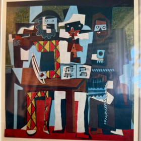 Vintage "Three Musicians" Print item