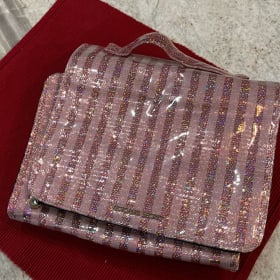 Travel Cosmetic Bag Pink Bling item