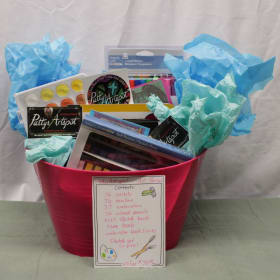 16. Art Basket from Patty's ArtSpot item