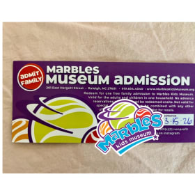 Family admission to Marbles Children’s Museum item
