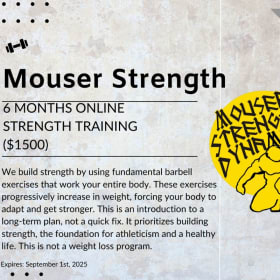 27. 6 months online strength training with John Mouser item