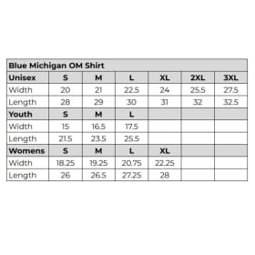 Blue Michigan OM Shirt item