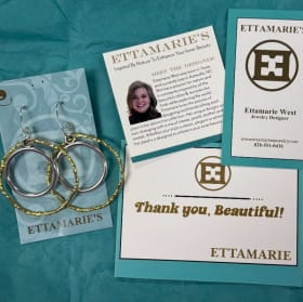 Handmade Earrings by Asheville Artist, Ettamarie item
