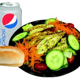 Grilled Chicken Garden Salad with Diet Pepsi item