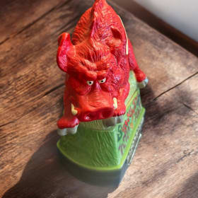 9” by 7” Arkansas Razorbacks Ezra Brooks Decanter item