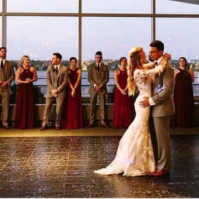 Luxury Black Marble High-End Dance Floor - 18' x 18’ item