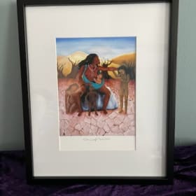 Lot#4: Framed print titles: Four Daughters of Eve item