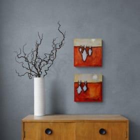 DEUX POISSONS ARGENTÉS item