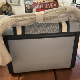 Michael Kors Blue and White Crossbody item