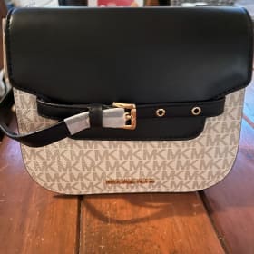 Michael Kors Black and Beige Bag item