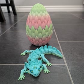 3D printed axolotl & egg (B) item