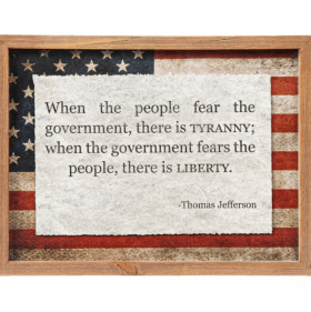 Tyranny & Liberty Framed Wall Decor item