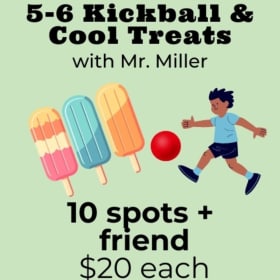5-6 LC  🧊☄️ Kickball & Cool Treats with Mr. Miller! item