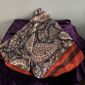 Lot# 16: Paisley blue scarf item