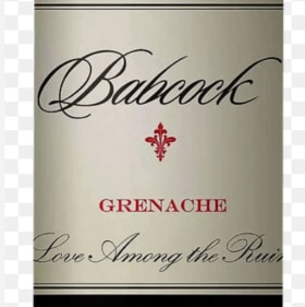 WINE| Babcock 2022 Grenache Red Wine (Value: $48) item