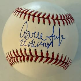 Aaron Judge Autographed Baseball with 22 AL MVP inscription item