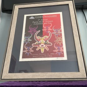 Lot#19 Framed, print first annual Artisans Fair item