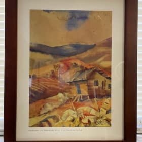 Lot# 21: Framed print Casa de Campos item