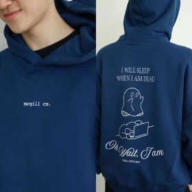 (M) The Ghost Hoodie: My Code Sleeps More Than I Do 👻💤⌨️ item
