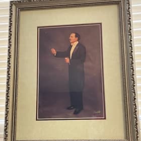 Lot# 22: Framed print of Don Albizu Campos item