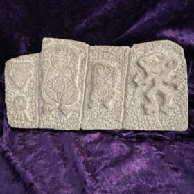 Lot# 30; Stone petroglyph With Puerto Rican Taino  Symbols item