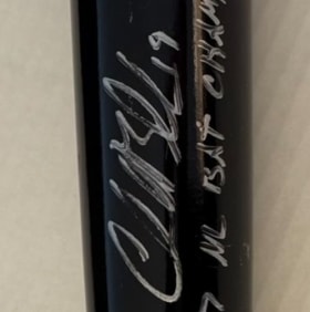 Charlie Blackmon Autographed Inscribed Bat item