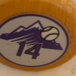 Used Ezequiel Tovar Autographed Bat item