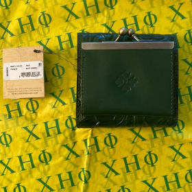 Patricia Nash Reiti Tooled Green Leather Wallet item