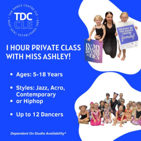 1 Hour Private Lesson with Miss Ashley for 12 Dancers item