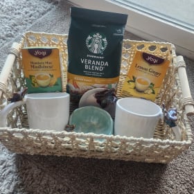 Handcrafted Butterfly Mug Basket item