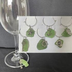 #124 - Sea Glass Rings item