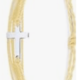 Cross Bracelet - CREAM item